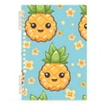 thumbnail image 1 of Cute Big Pineapple Spiral Notebooks 60 Sheets 120 Pages A5 Journal Notepad 8.3x5.7 Inch Thick Adjustable College Ruled Paper, 1 of 8