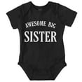 thumbnail image 1 of Cute Big Sister Older Sis Sibling Bodysuit Jumper Girls Infant Baby Brisco Brands 12M, 1 of 6