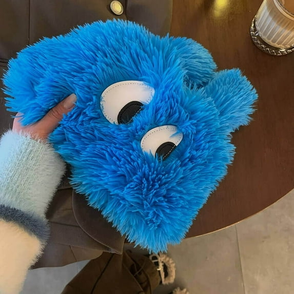 Cute Big-eyed and Long-eared Puppy Plush Hat - Ear Protection & Toe Cap