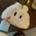 thumbnail image 1 of Cute Big-eyed and Long-eared Puppy Plush Hat - Ear Protection & Toe Cap, 1 of 6