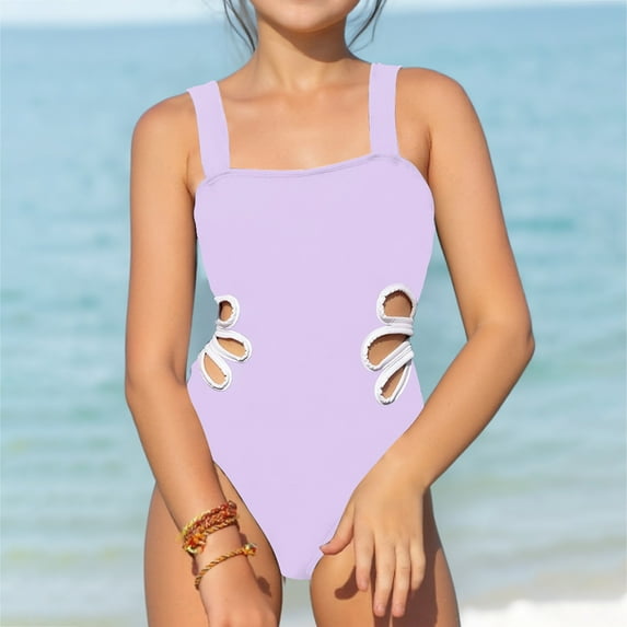 Cute Bikinis for Teens Girls Swimsuit Girls Swimsuit Size 6 Girls One Piece Swimsuit Cute Bathing Suit Hawaii Swimwear Pink Bikini Set