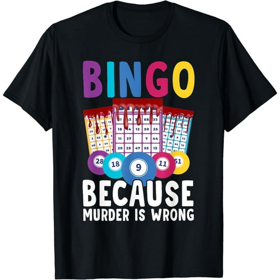 Cute Bingo Design For Casino Game Bingo Lover T-Shirt