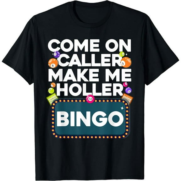 Cute Bingo Design For Men Women Casino Game Bingo Lovers T-Shirt