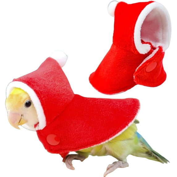 Cute Bird Costume, Parrot Cloak Cosplay Photo Prop, Bird Clothes for Budgerigar, African Greys Parakeet, Conure, Cockatiel, Mynah