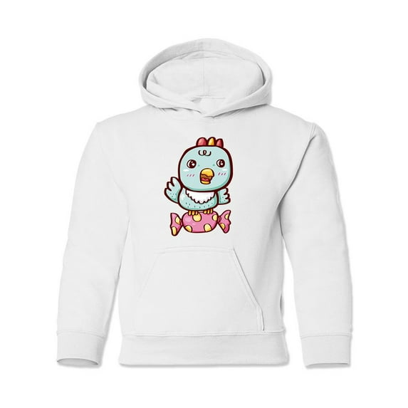 Cute Bird On A Candy Hoodie Juniors -Image by Shutterstock, Small