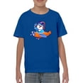 thumbnail image 1 of Cute Bird On Airplane T-Shirt Juniors -Image by Shutterstock,  x-Large, 1 of 4