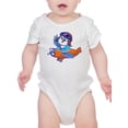 thumbnail image 1 of Cute Bird Riding Airplane  Bodysuit Infant -Image by Shutterstock,  24 Months, 1 of 4