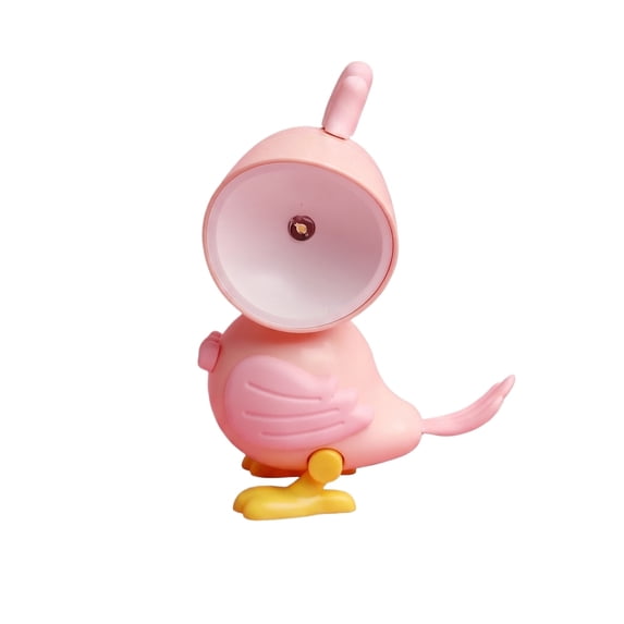Cute Bird-Shaped LED Night Light - Portable Rechargeable Mini Desk Lamp with Soft Warm Light for Bedroom Nursery Decor