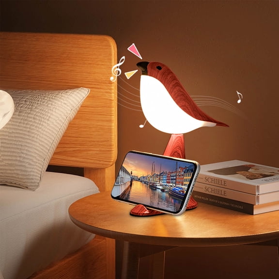Cute Bird Table Lamp Bedside Lamp Kids Night Light,Magpie Aromatherapy Light Touch Led Desk Lamp,Small Desk Lamp,Small Bird Table Lamp,For Office,Living Room,Bedroom,Children'S Room