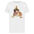 thumbnail image 1 of Cute Birthday English Bulldog T-Shirt Men -Image by Shutterstock, Male XX-Large, 1 of 2