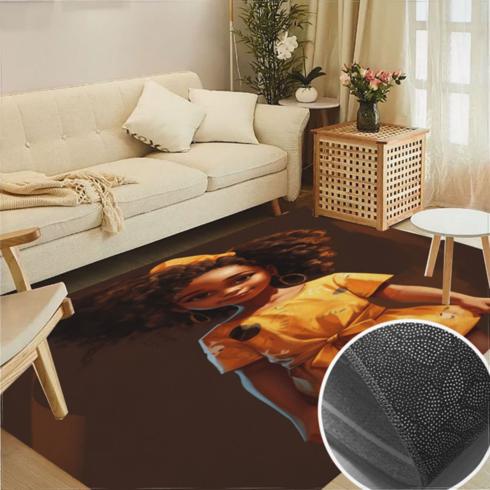 Cute Black African Girl (7) Adult Home Decor Bedroom Living Room