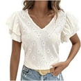 thumbnail image 1 of Cute Black Crop Tops for Women Short Sleeve Shirts for Women Graphic Tees Vintage, 1 of 7