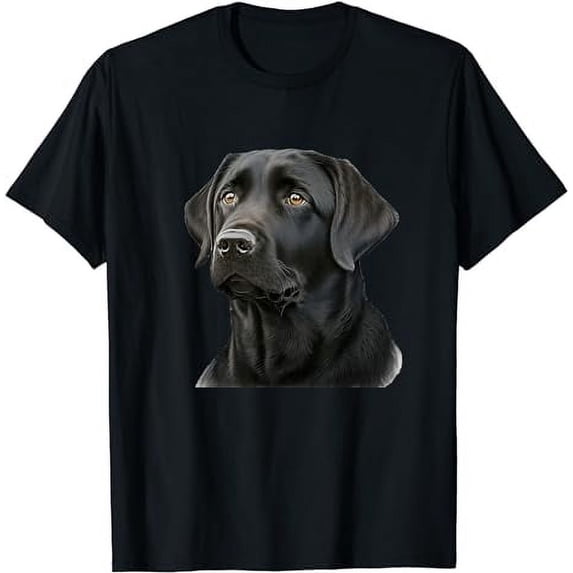 Cute Black Lab Black Labrador Retriever Puppy Dog Mom Animal T-Shirt