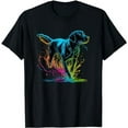 thumbnail image 1 of Cute Black Lab Black Labrador Retriever Puppy Dog Mom Animal T-Shirt, 1 of 5
