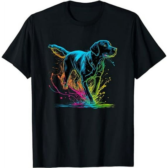 Cute Black Lab Black Labrador Retriever Puppy Dog Mom Animal T-Shirt
