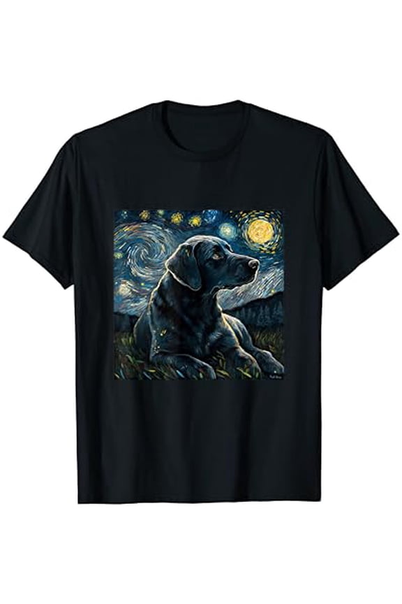 Cute Black Lab Black Labrador Retriever Puppy Dog Mom Animal Version Two T-Shirt
