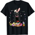 thumbnail image 1 of Cute Black Lab Easter Day Bunny Eggs Easter Costume Womens T-Shirt, 1 of 5