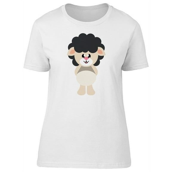 Cute Black Sheep T-Shirt Women -Image by Shutterstock, Female XX-Large