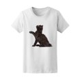 thumbnail image 1 of Cute Black Small Kitten Tee Women's -Image by Shutterstock, 1 of 2
