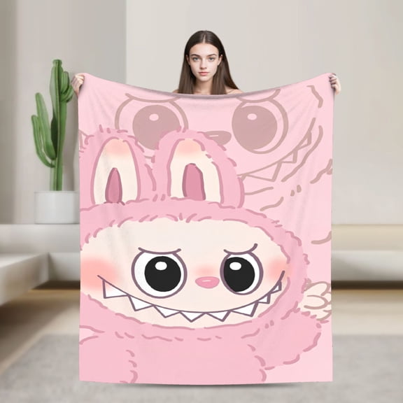 Cute Blanket 50x60IN - Soft Fluffy Warm Flannel Throw Blankets Birthday Gifts for Boys and Girls Couch Bedding