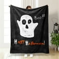 Cute Blanket Halloween Lightweight Throw Blanket Women Men Soft Cozy