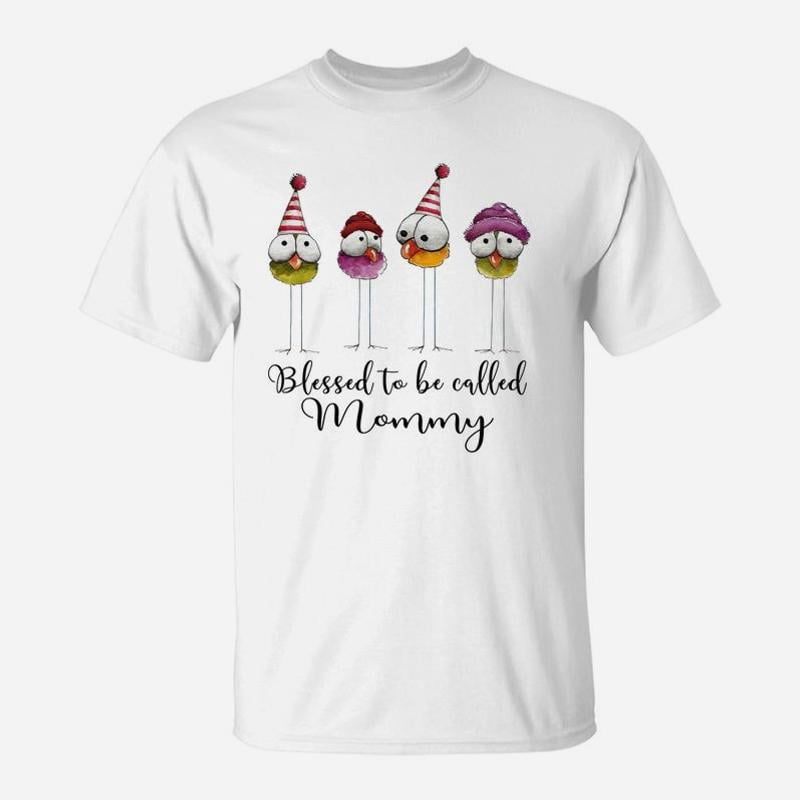 Cute Blessed To Be Called Mommy White TShirt - Walmart.com