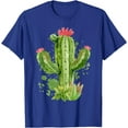 thumbnail image 1 of Cute Blooming Cactus Flowers I Cacti Succulents Unisex T-Shirt for Men Women Kids Toddler,Royal Blue Color,Size 3XL, 1 of 5