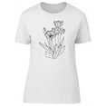 thumbnail image 1 of Cute Blooming Tulips Sketch T-Shirt Women -Image by Shutterstock, Female Large, 1 of 2