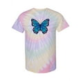thumbnail image 1 of Cute Blue Butterfly Tie-Dye Spiral Women -Smartprints Designs, Female XX-Large, 1 of 2
