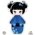 thumbnail image 1 of Cute Blue Geisha - 12" Vinyl Sticker Waterproof Decal, 1 of 1