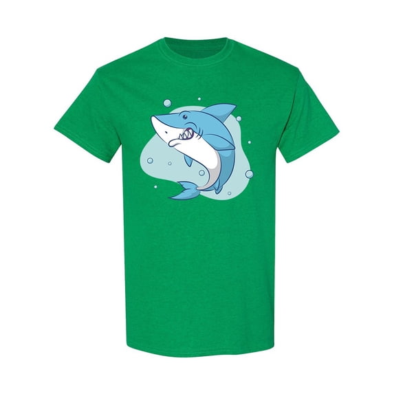 Cute Blue Shark Tee Men's -Image by Shutterstock