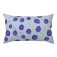 Cute Blueberry Sky Blue Pillow Cases Standard Size, Soft Pillow Covers