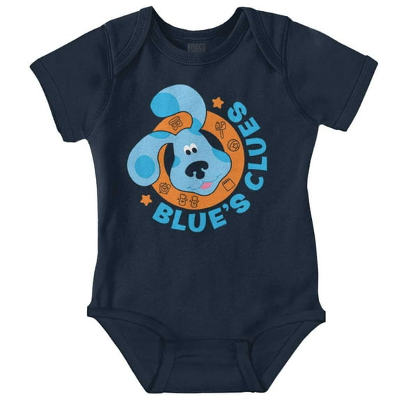 Cute Blues Clues Puppy and Friends Romper Boys or Girls Infant Baby Brisco Brands 6M