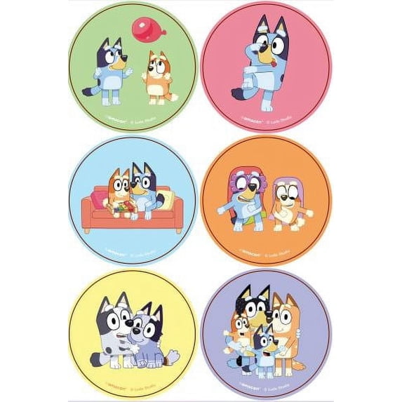 Sticker Paze Bluey, Paper Sticker Sheets, 10
