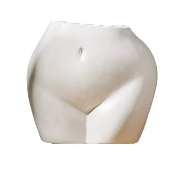 Cute Body Shaped Planter Fun Plant Pots Indoor with Drainage Hole for Houseplants Succulents Small Plant