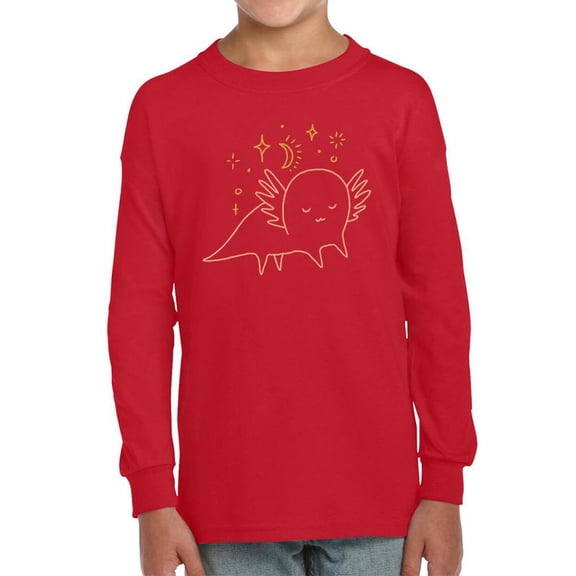 Cute Boho Baby Magic  Axolotl Long Sleeve Toddler -Image by Shutterstock,  4 Toddler