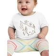 thumbnail image 1 of Cute Boho Baby Sleepy Axolotl T-Shirt Infant -Image by Shutterstock,  24 Months, 1 of 4