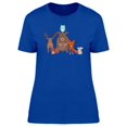 thumbnail image 1 of Cute Boho Forest Animals Cartoon Tee Women's -Image by Shutterstock, 1 of 2