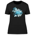 thumbnail image 1 of Cute Boho Whale Cartoon T-Shirt Women -Image by Shutterstock, Female x-Large, 1 of 2