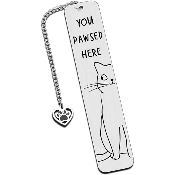 Cute Bookmarks, Cat Bookmark for Women Men, Cat Gifts for Cat Lovers, Birthday Gifts for Women, Teen Girl Gifts Trendy Stuff, Book Marks for Reading Women, Funny Gifts for Women Men