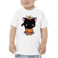 thumbnail image 1 of Cute Boombay In Pumpkin T-Shirt Toddler -Image by Shutterstock,  4 Toddler, 1 of 4