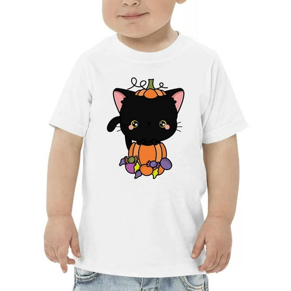 Cute Boombay In Pumpkin T-Shirt Toddler -Image by Shutterstock, 5 Toddler