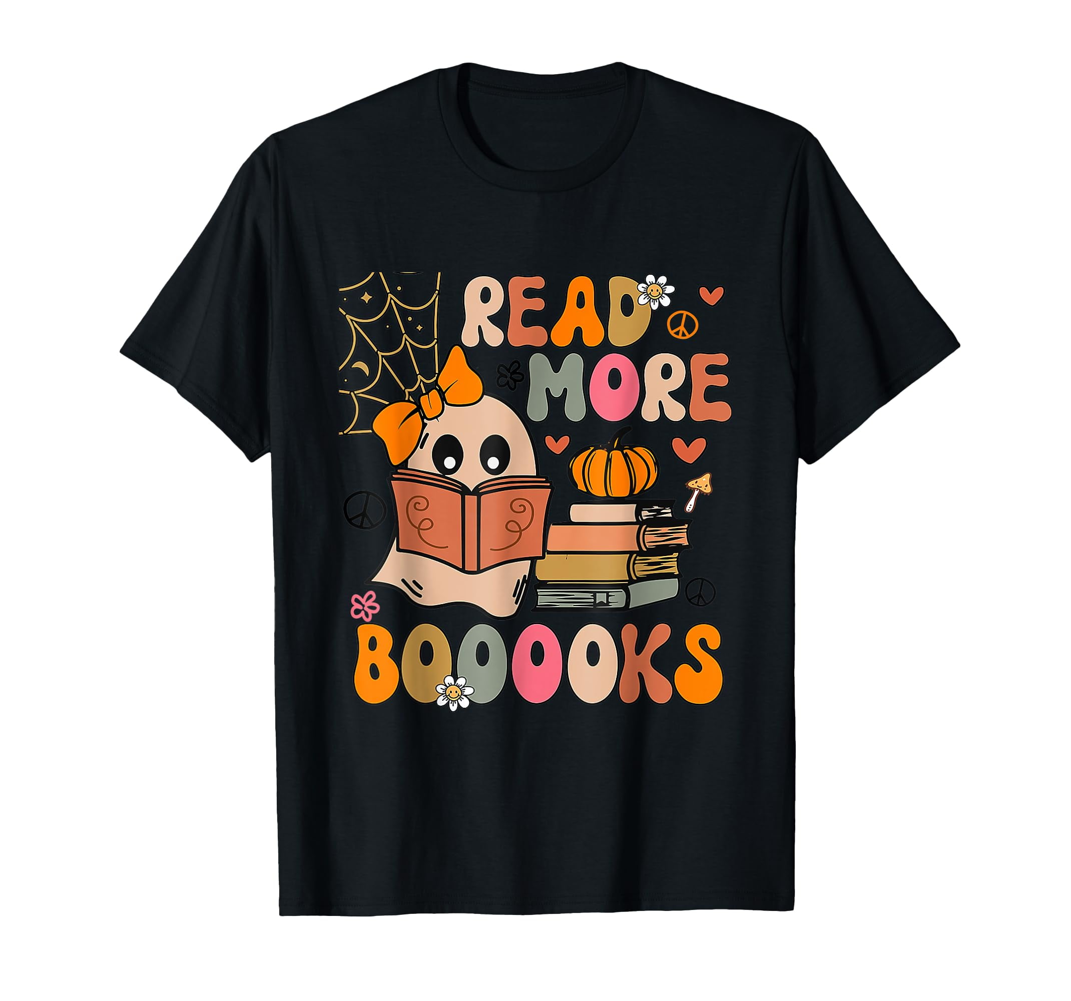 Read in Peace Ghost Shirt: Book Lover Halloween Tee