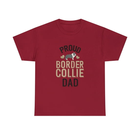 Cute Border Collie Dad Tshirt