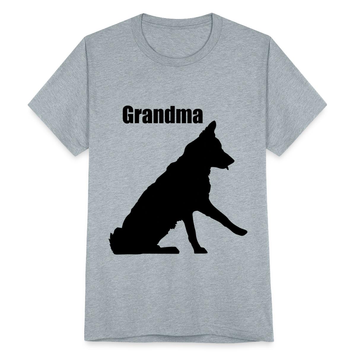 Cute Border Collie Grandma Dog Lover Unisex TriBlend TShirt