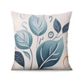 thumbnail image 1 of Cute Botanical Print Vintage Yellow Sage Green Flower Leaves Throw Pillow Covers 20"x20", 1 Pcs, Linen Study Sofa Cushion Cover Indoor Living Room Home Decor, 1 of 6