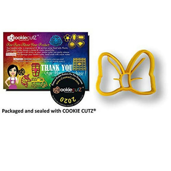 Cute Bow Cookie Cutter (3 Inch)- Fast Shipping - Sharp Edges - Exceptional Quality