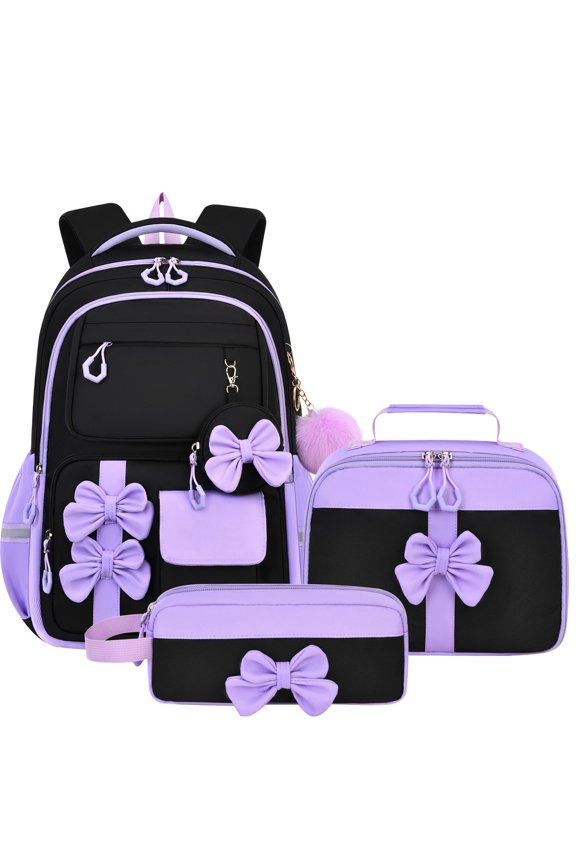 Cute Bow Knot Backpack For Everyday Use Large Capacity Lightweight For Students And Back To School Backpack