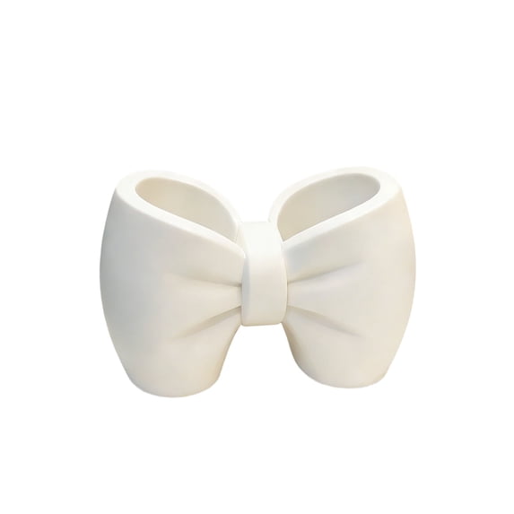 Cute Bow-Shaped Toothbrush Organizer with Dual Compartments for ...