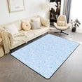 thumbnail image 1 of Cute Bowknot Kids Area Rug,Watercolor Stars Butterfly Knot Indoor Floor Mat Entrance Rug,Ribbon Bow Tie Princess Dreamy Non Slip Rug,Blue Chairs Couch Living Room Decor 1x2ft, 1 of 6